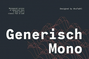 Generisch Mono Font Font Download