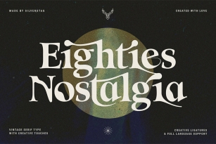 Eighties Nostalgia Font Font Download