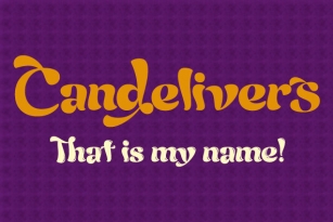 Candelivers Font Font Download