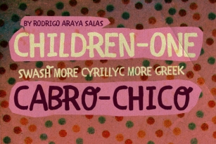 Children-One Font Font Download