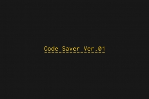 Code Saver Font Font Download