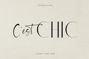 Chic Duo Font Download