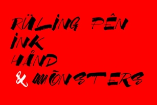 MonsterHand Font Font Download