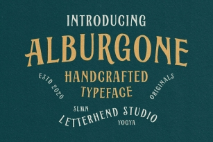 Alburgone Font Font Download