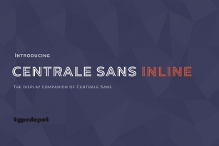 Centrale Sans Inline Font Font Download