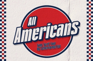 All Americans Font Font Download