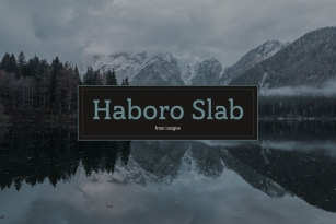 Haboro Slab Font Font Download