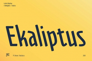 Ekaliptus Font Font Download