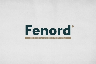 Fenord Font Font Download
