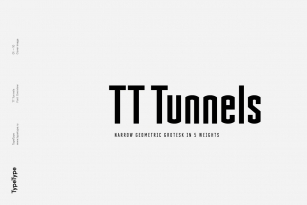 TT Tunnels Font Font Download