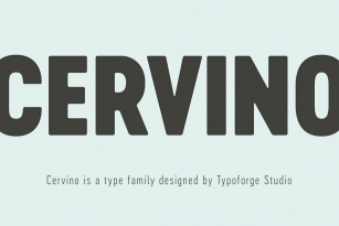 Cervino Font Font Download