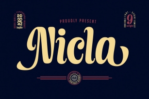 Nicla Font Font Download