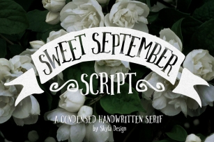 Sweet September Font Font Download