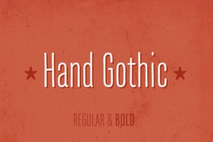 Hand Gothic Font Font Download