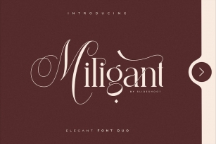Miligant Font Duo Font Download