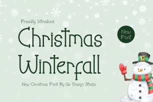 Christmas Winterfall Font Download