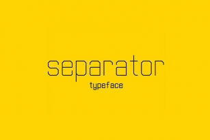 Separator Font Font Download