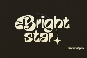 NT BrightStar Font Font Download
