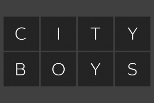 City Boys Font Font Download