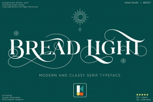 Bread Light Font Font Download