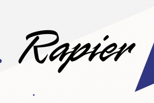 Rapier Font Font Download