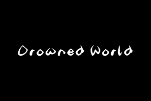 Drowned World Font Font Download