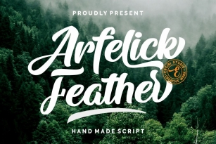 Arfelick Feather Font Font Download