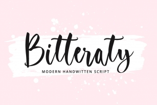 Bitteraty Font Font Download