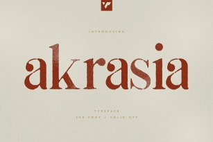 Akrasia SVG Font Font Download