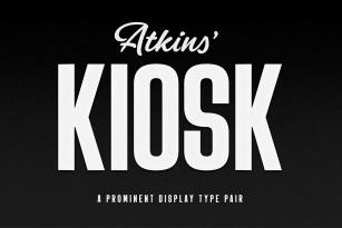 Kiosk Font Font Download