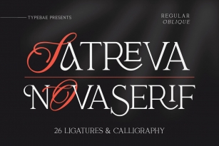 Satreva Nova Serif Font Font Download