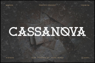Cassanova Font Font Download