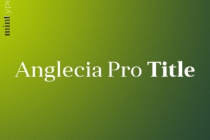 Anglecia Pro Title Font Font Download
