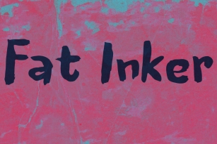 Fat Inker Font Font Download