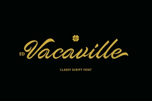 ED Vacaville Font Font Download