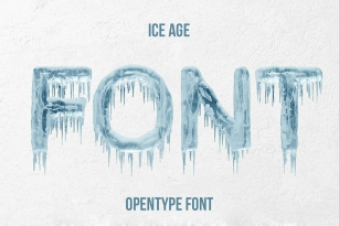 Ice Age SVG Font Font Download