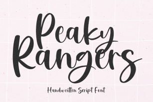 Peaky Rangers Font Font Download