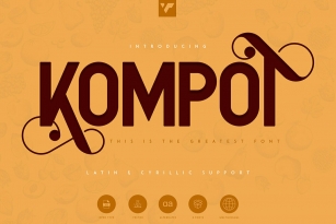 Kompot Sans Font Font Download