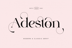 Adeston Font Font Download