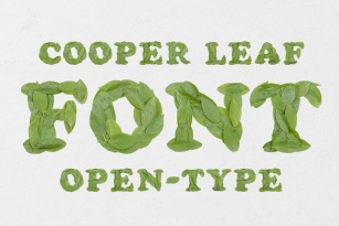 Cooper Leaf SVG Font Font Download