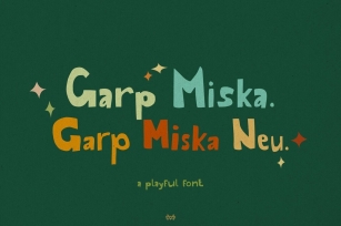 Garp Miska Font Font Download