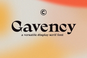 Gavency Font Font Download