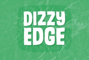 Dizzy Edge Font Font Download