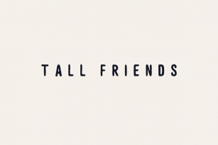 Tall Friends Font Font Download