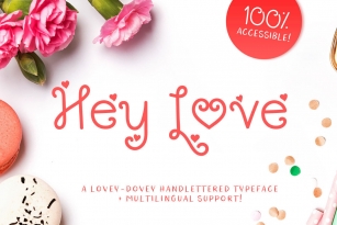 Hey Love Font Font Download