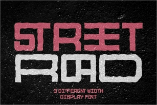 Street Road Font Font Download