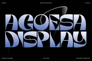 Agoesa Display Font Font Download