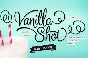 Vanilla Shot Font Font Download