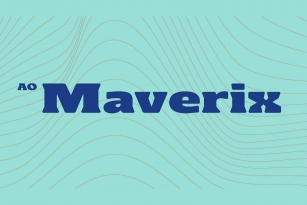 AO Maverix Font Font Download