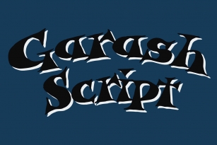 Garash Script Font Font Download